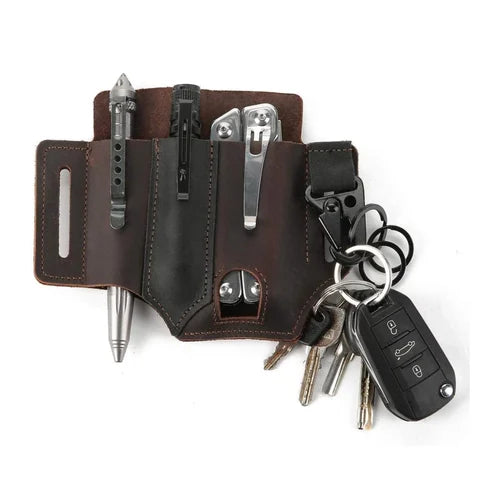🔥Begrenzte Zeit 50% OFF🔥Taktische Multitool-Gürteltasche aus Leder