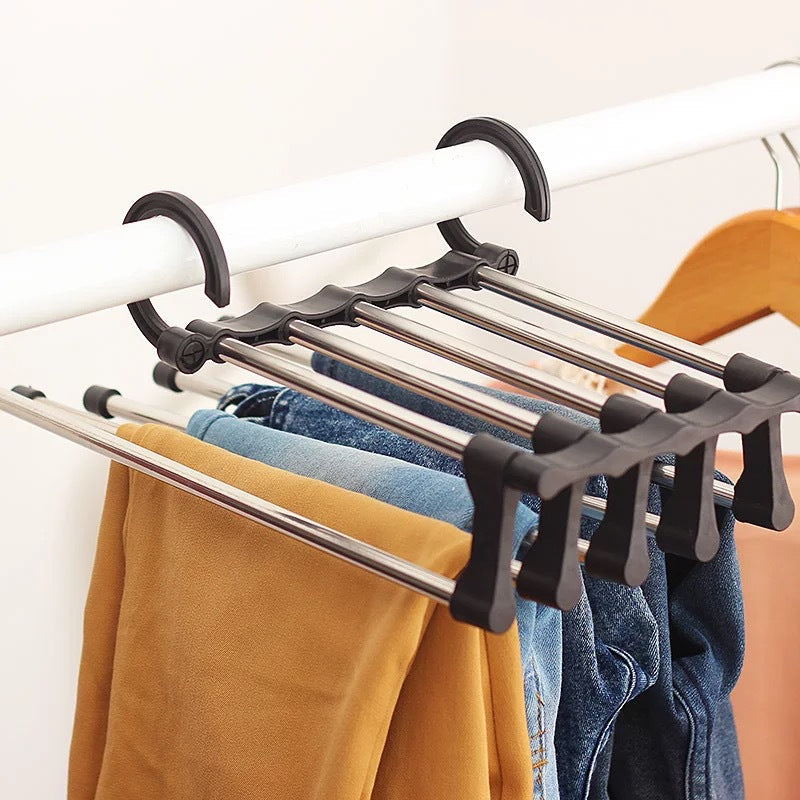 👖 KAUFEN SIE 2, ERHALTEN SIE 3! ✨ Multifunktionaler Hosenhalter – Platzsparend und praktisch 🌟