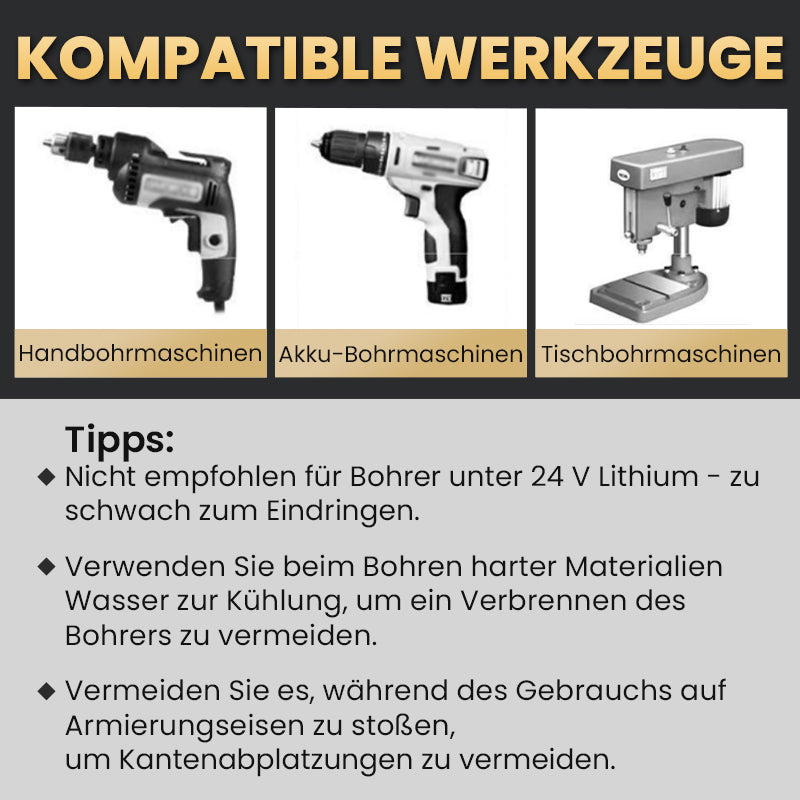 ⚙️🔥Hochfester Exzenterbohrer-Satz mit 4 Schneiden