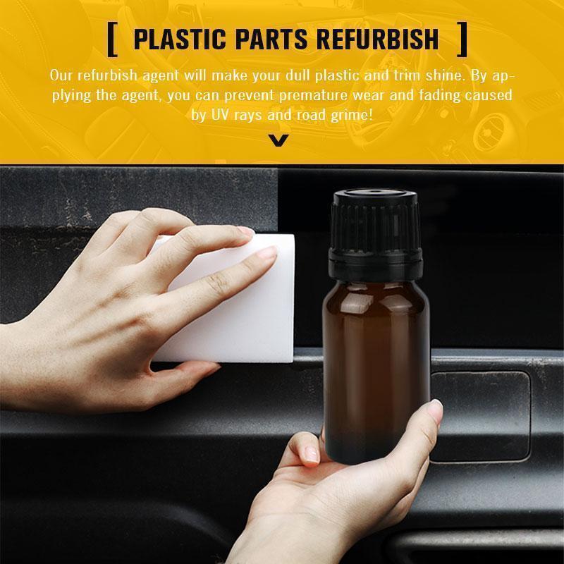 ✨KAUFEN 1 ERHALTEN 2 GRATIS (3STK)✨Auto Kunststoff Teile Refurbish Agent Kunststoffpflege