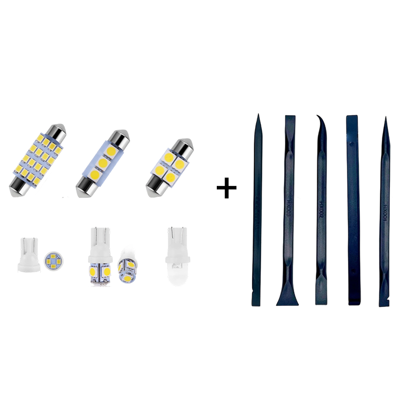 🚗 💡 42-teiliges Superhelles LED Auto-Innenraumbeleuchtungs-Set – Plug & Play, 6000K Kaltweiß & Universelle Passform ✨