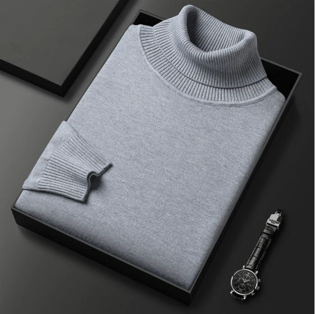 🧶 50% RABATT HOT SALE! ✨ Premium Kaschmirpulli Herren Einfarbig - Weiches Wohlfühlgarn mit Moderner Passform für Business & Freizeit 👔🎯