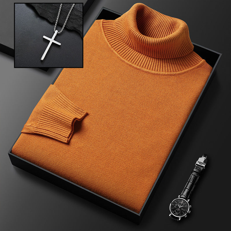 🧶 50% RABATT HOT SALE! ✨ Premium Kaschmirpulli Herren Einfarbig - Weiches Wohlfühlgarn mit Moderner Passform für Business & Freizeit 👔🎯