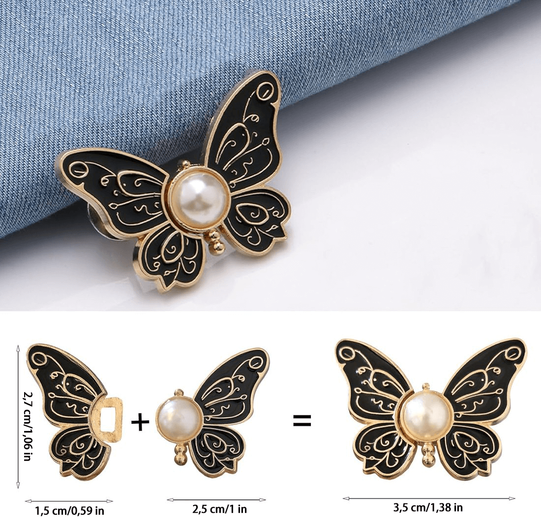 🎁Sonderpreis der Woche 9,99 €🦋Abnehmbarer Schmetterlingsclip (4er-Set)