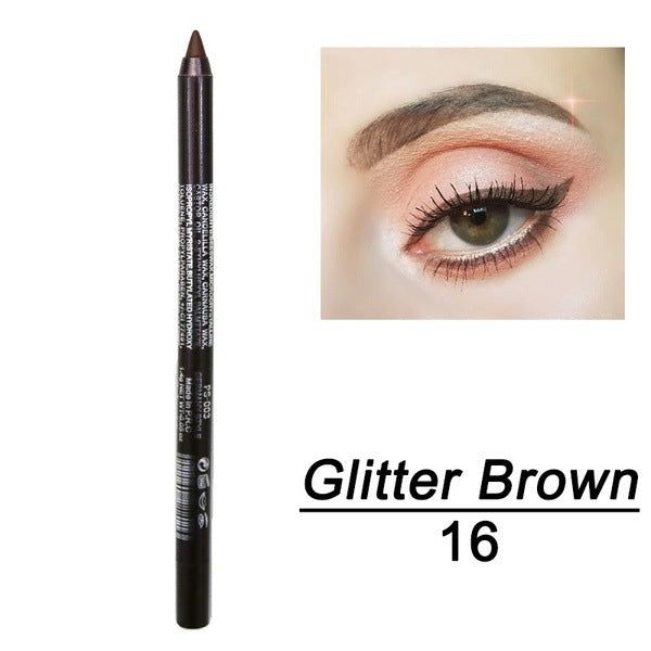 💄 🎨 14er-Set Wasserfeste Farbige Gel-Liner – Metallic & Glänzendes Finish, Verwischfest & Perfekt Für Kreative Looks ✨