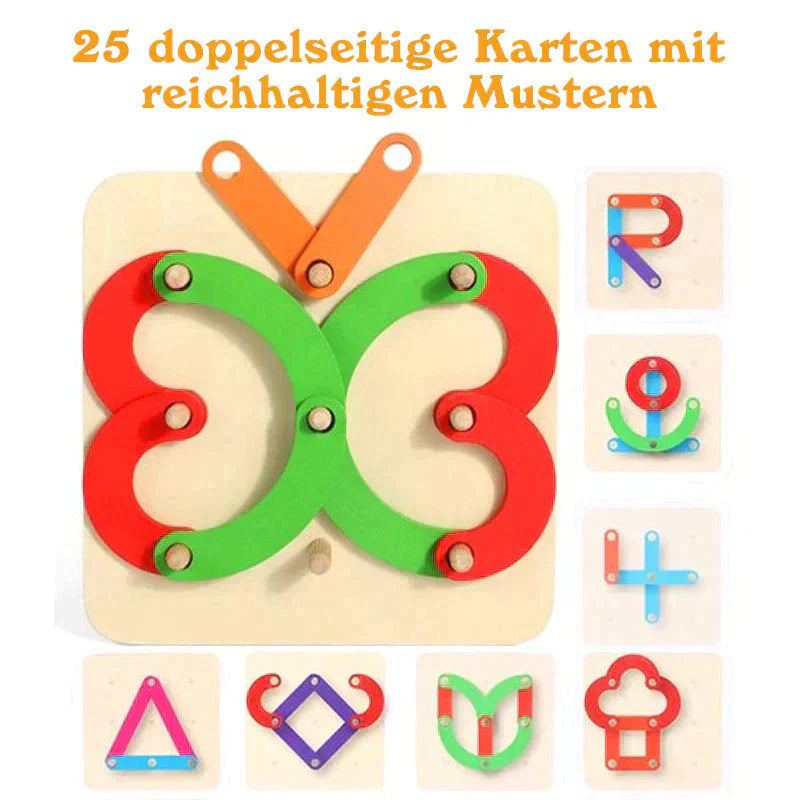 🔥Heißer Verkauf 50% 0FF🔥Montessori-Steckbrettpuzzle 🎅Weihnachtsgeschenkidee!🎁Kostenloser Versand