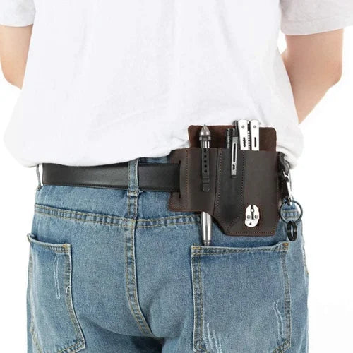 🔥Begrenzte Zeit 50% OFF🔥Taktische Multitool-Gürteltasche aus Leder