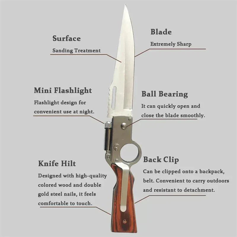 🔥Multifunktionales AK47-Taschenmesser für Outdoor-Abenteuer und Selbstverteidigung