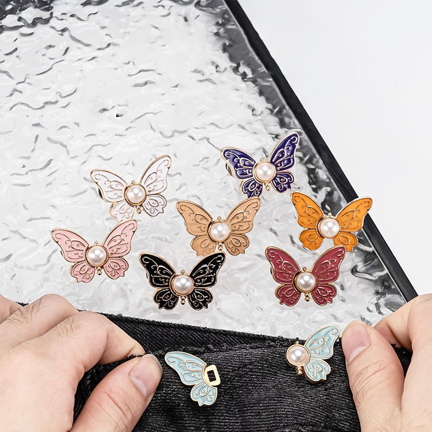 🎁Sonderpreis der Woche 9,99 €🦋Abnehmbarer Schmetterlingsclip (4er-Set)