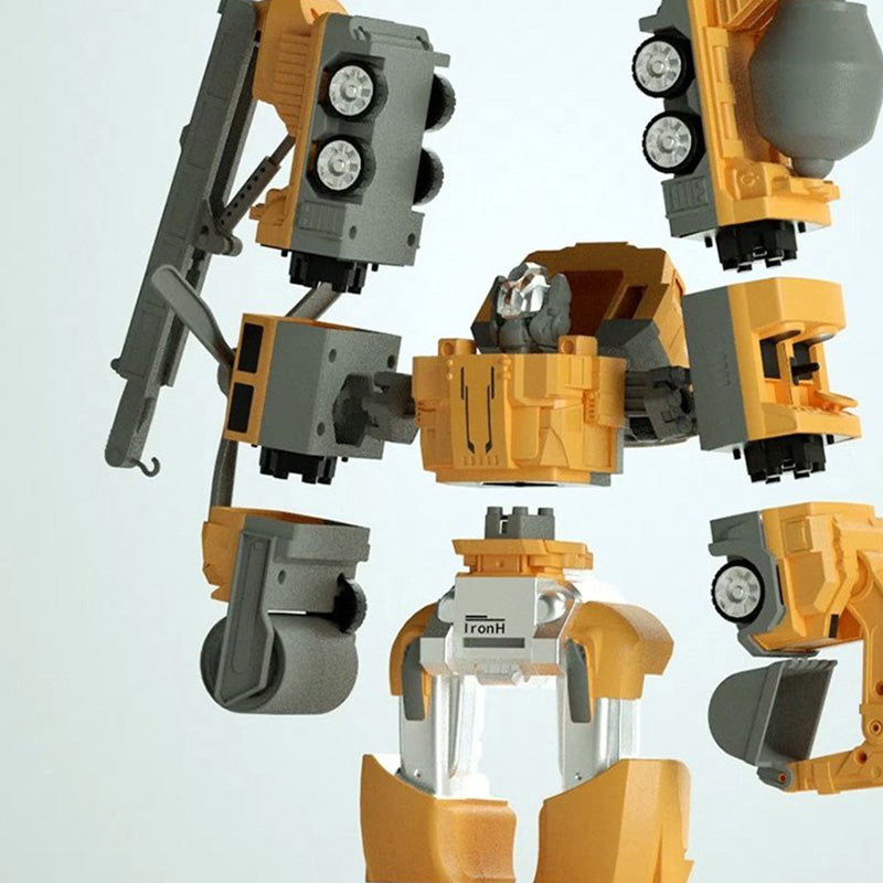 🔥Magnetisches Transformation Technik Auto Zusammengebautes Spielzeug