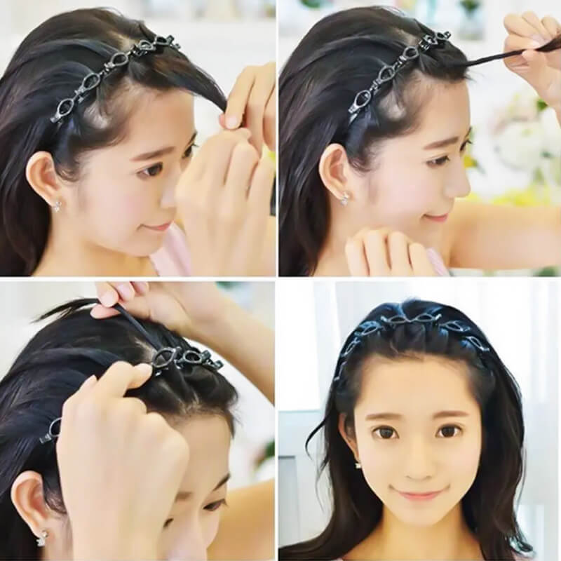 🌸Geflochtenes Haarband Clip(🔥Mehr kaufen, mehr sparen)
