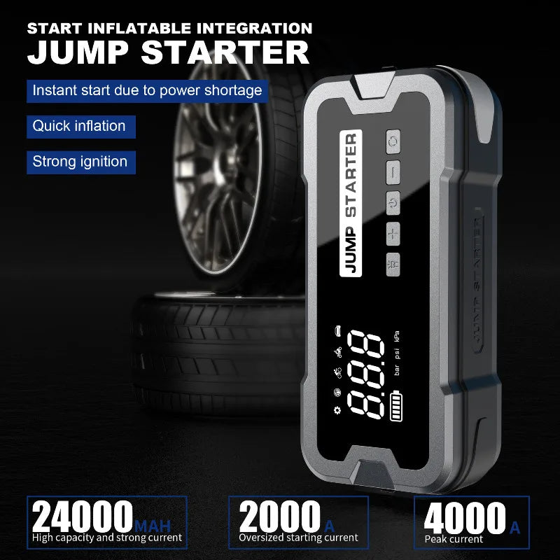 🌸Spätsommerschlussverkauf 🌸Zeitlich begrenzt 40 % RABATT💕Tragbarer 4-in-1-Starthilfegerät mit Air Pump Pro