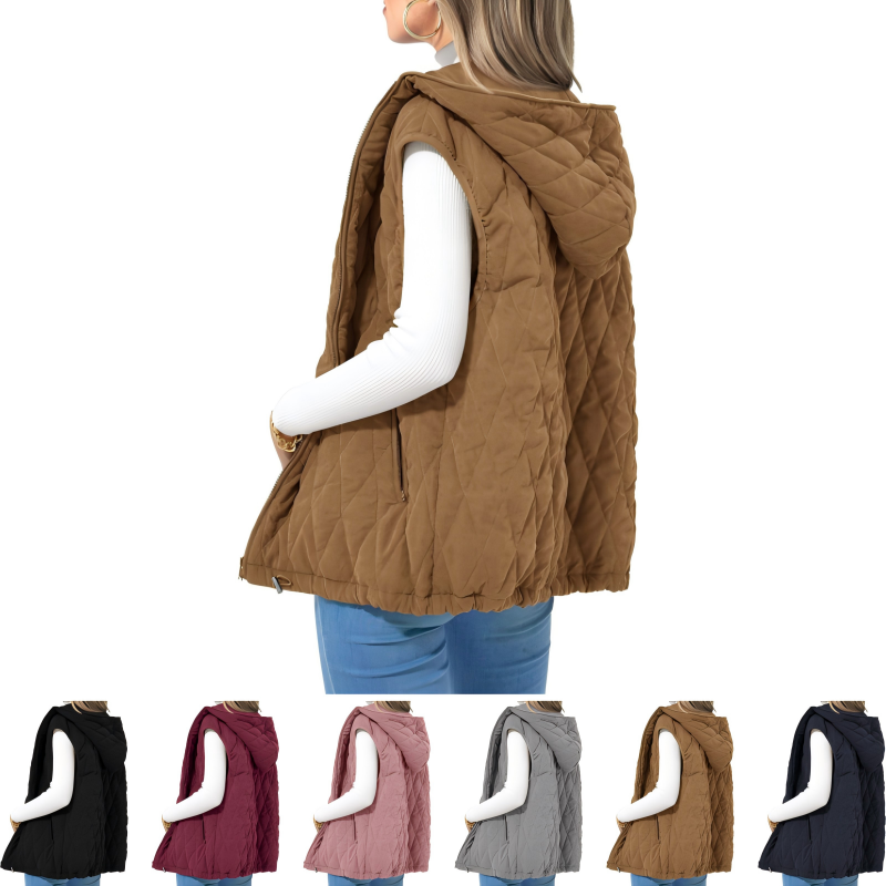 Herbst-Sonderangebot🔥Begrenzte Zeit 50% OFF🔥Leichte Weste mit Kapuze für Damen
