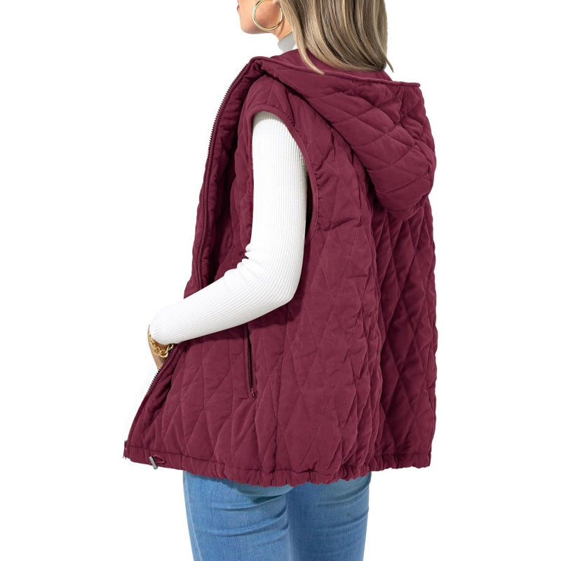 Herbst-Sonderangebot🔥Begrenzte Zeit 50% OFF🔥Leichte Weste mit Kapuze für Damen