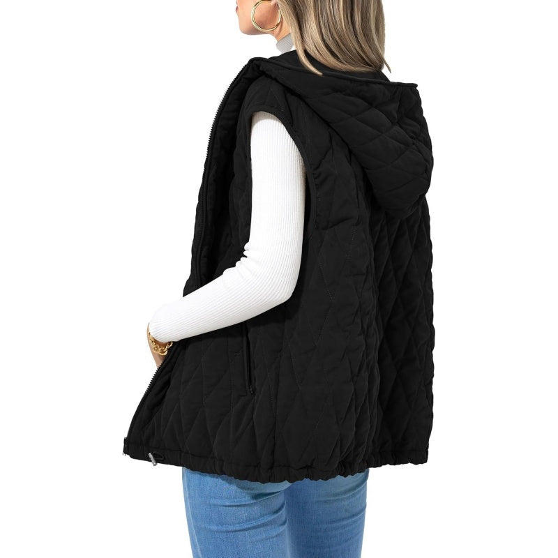 Herbst-Sonderangebot🔥Begrenzte Zeit 50% OFF🔥Leichte Weste mit Kapuze für Damen