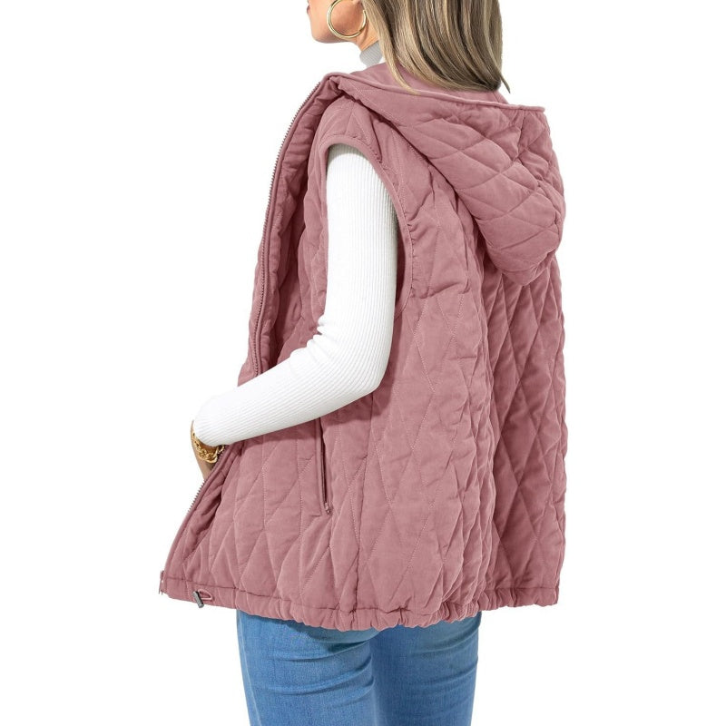 Herbst-Sonderangebot🔥Begrenzte Zeit 50% OFF🔥Leichte Weste mit Kapuze für Damen