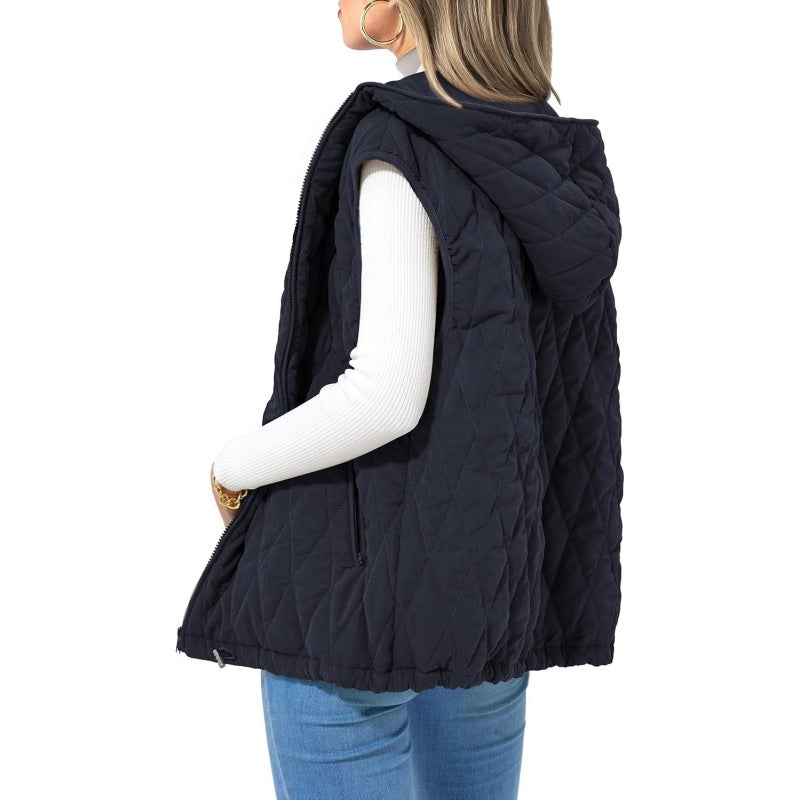 Herbst-Sonderangebot🔥Begrenzte Zeit 50% OFF🔥Leichte Weste mit Kapuze für Damen