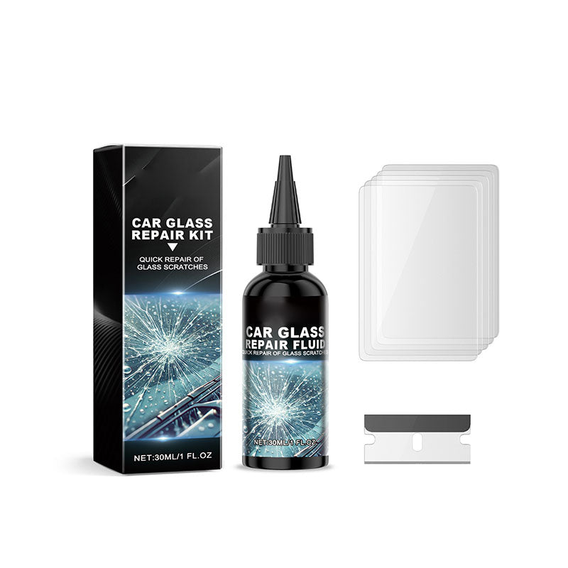 💫Kaufen Sie 4 und erhalten Sie 6 gratis💫Schnell wirkendes Auto-Windschutzscheiben-Riss-Reparaturset