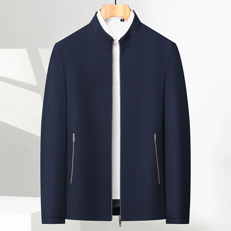 🔥(58 % Rabatt auf den Spotpreis und kostenloser Versand) Herren-Freizeitjacke mit Stehkragen und Reißverschluss
