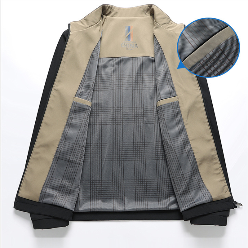 🔥(58 % Rabatt auf den Spotpreis und kostenloser Versand) Herren-Freizeitjacke mit Stehkragen und Reißverschluss