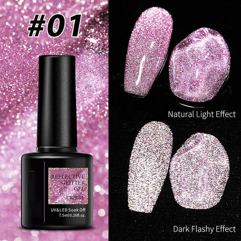 ✨ Erhalten Sie 10€ Rabatt und kaufen Sie 1 und erhalten Sie 1 gratis!✨ Glänzender, reflektierender, fluoreszierender Gel-Nagellack