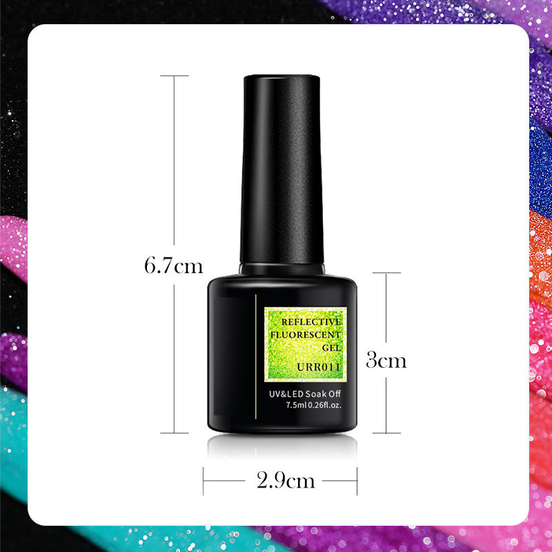 ✨ Erhalten Sie 10€ Rabatt und kaufen Sie 1 und erhalten Sie 1 gratis!✨ Glänzender, reflektierender, fluoreszierender Gel-Nagellack