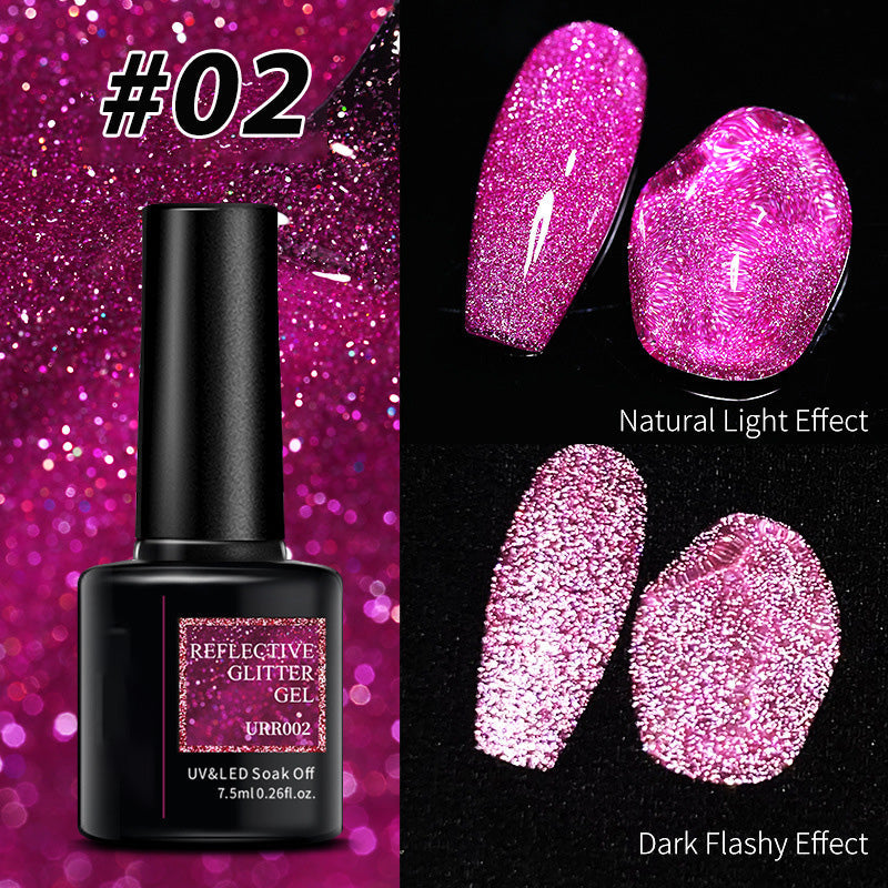 ✨ Erhalten Sie 10€ Rabatt und kaufen Sie 1 und erhalten Sie 1 gratis!✨ Glänzender, reflektierender, fluoreszierender Gel-Nagellack