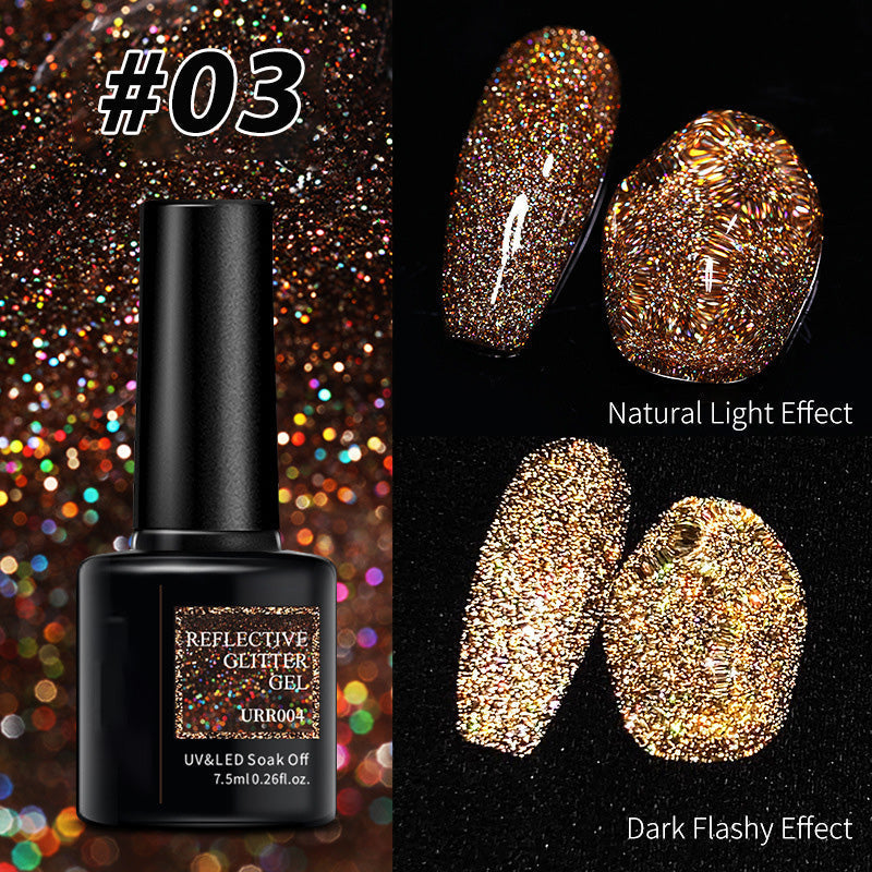 ✨ Erhalten Sie 10€ Rabatt und kaufen Sie 1 und erhalten Sie 1 gratis!✨ Glänzender, reflektierender, fluoreszierender Gel-Nagellack