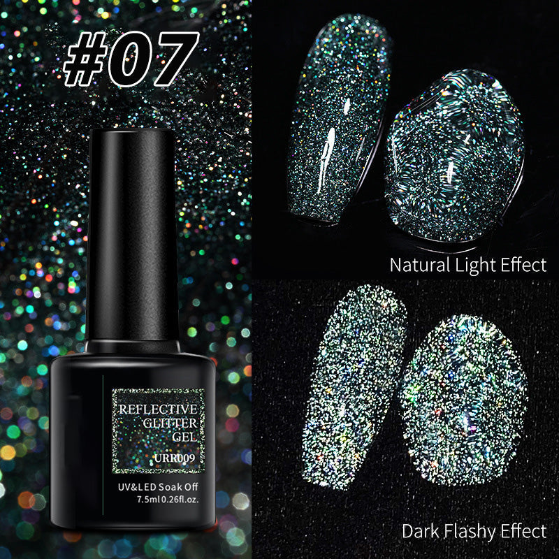 ✨ Erhalten Sie 10€ Rabatt und kaufen Sie 1 und erhalten Sie 1 gratis!✨ Glänzender, reflektierender, fluoreszierender Gel-Nagellack