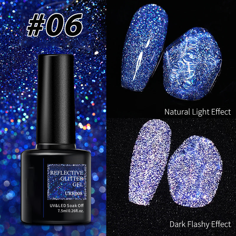 ✨ Erhalten Sie 10€ Rabatt und kaufen Sie 1 und erhalten Sie 1 gratis!✨ Glänzender, reflektierender, fluoreszierender Gel-Nagellack