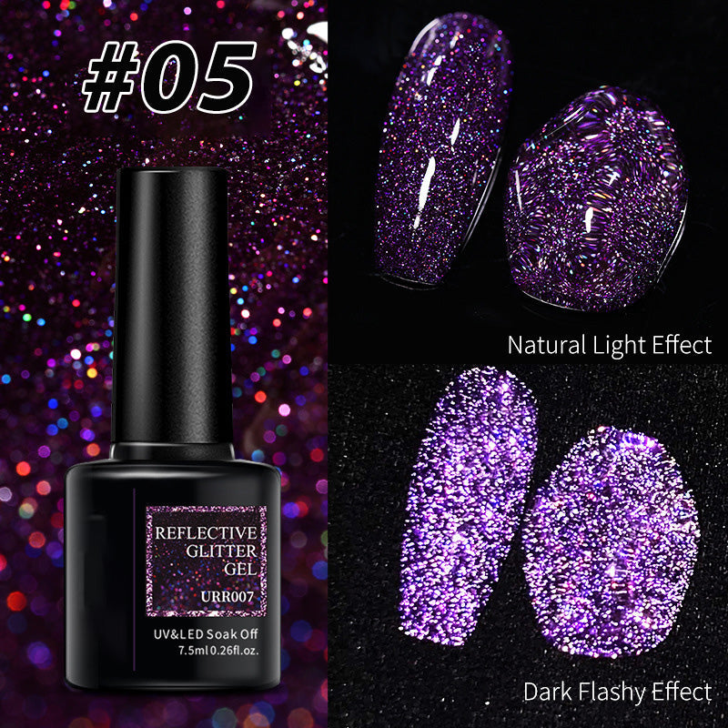 ✨ Erhalten Sie 10€ Rabatt und kaufen Sie 1 und erhalten Sie 1 gratis!✨ Glänzender, reflektierender, fluoreszierender Gel-Nagellack