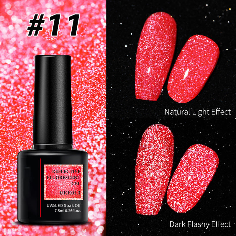 ✨ Erhalten Sie 10€ Rabatt und kaufen Sie 1 und erhalten Sie 1 gratis!✨ Glänzender, reflektierender, fluoreszierender Gel-Nagellack