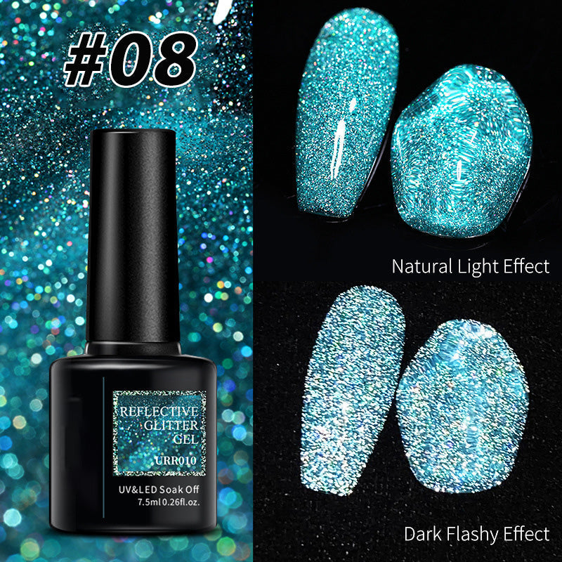 ✨ Erhalten Sie 10€ Rabatt und kaufen Sie 1 und erhalten Sie 1 gratis!✨ Glänzender, reflektierender, fluoreszierender Gel-Nagellack