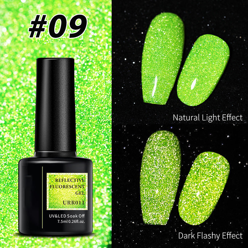 ✨ Erhalten Sie 10€ Rabatt und kaufen Sie 1 und erhalten Sie 1 gratis!✨ Glänzender, reflektierender, fluoreszierender Gel-Nagellack
