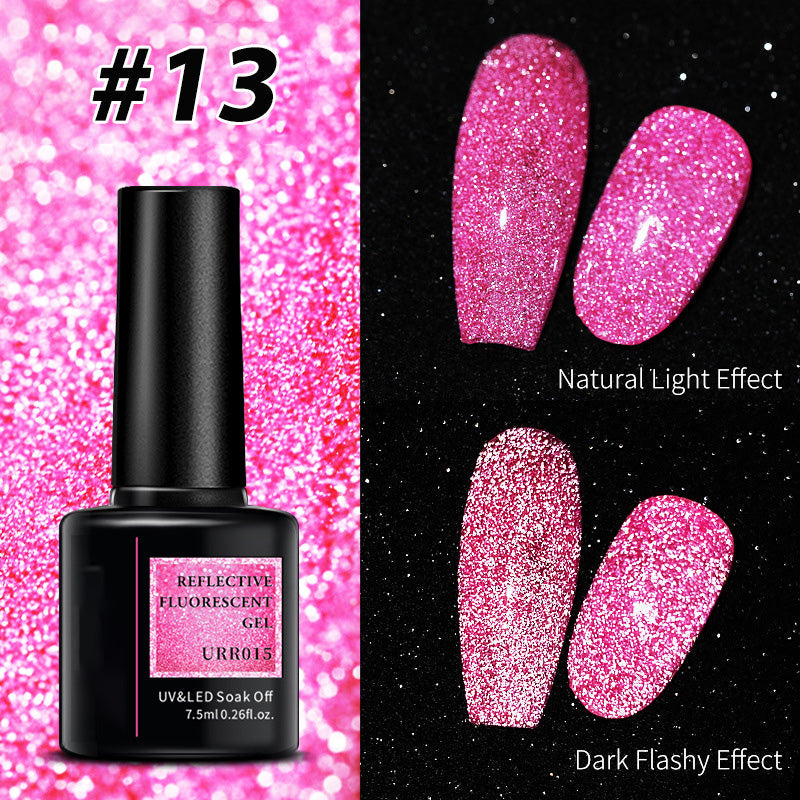 ✨ Erhalten Sie 10€ Rabatt und kaufen Sie 1 und erhalten Sie 1 gratis!✨ Glänzender, reflektierender, fluoreszierender Gel-Nagellack
