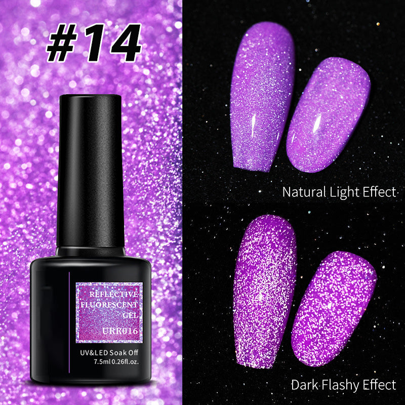 ✨ Erhalten Sie 10€ Rabatt und kaufen Sie 1 und erhalten Sie 1 gratis!✨ Glänzender, reflektierender, fluoreszierender Gel-Nagellack