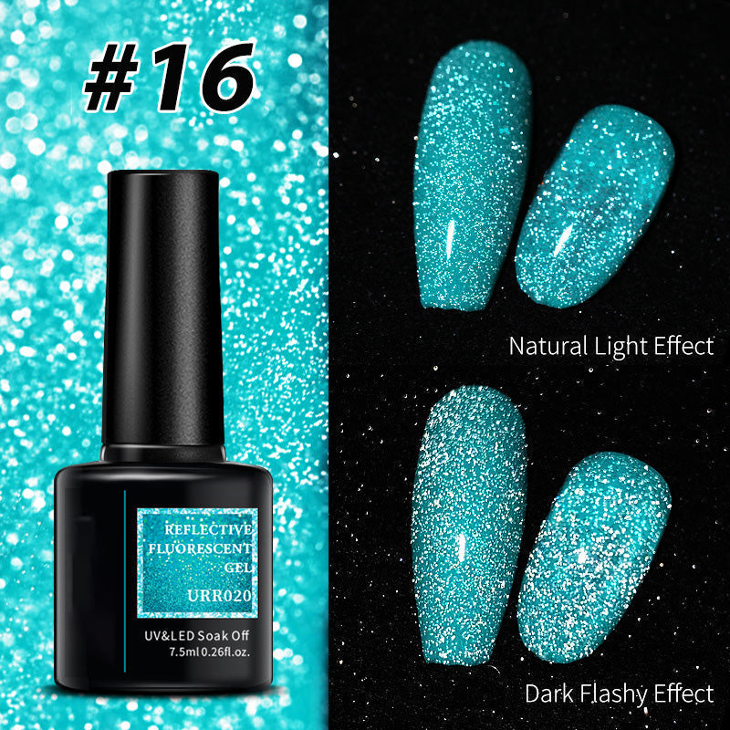 ✨ Erhalten Sie 10€ Rabatt und kaufen Sie 1 und erhalten Sie 1 gratis!✨ Glänzender, reflektierender, fluoreszierender Gel-Nagellack