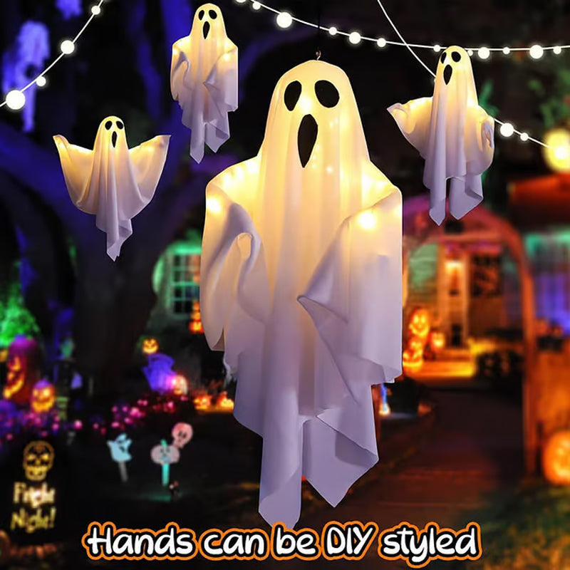 💥Halloween Vorschau👉 50% Rabatt👻Leuchtendes Gespenst Kronleuchter für Halloween Party Dekoration👻