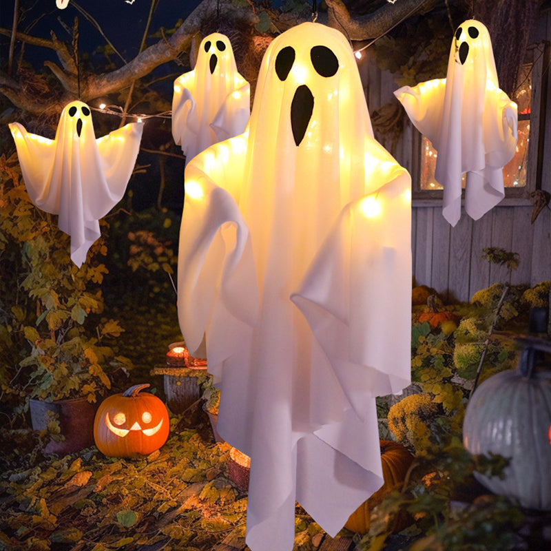 💥Halloween Vorschau👉 50% Rabatt👻Leuchtendes Gespenst Kronleuchter für Halloween Party Dekoration👻