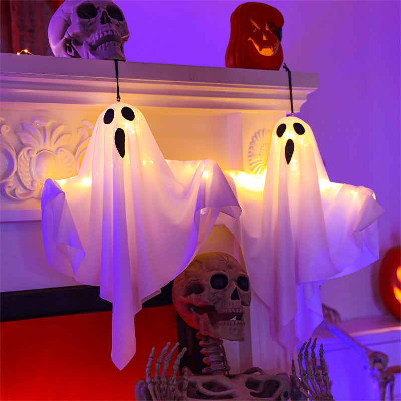 💥Halloween Vorschau👉 50% Rabatt👻Leuchtendes Gespenst Kronleuchter für Halloween Party Dekoration👻