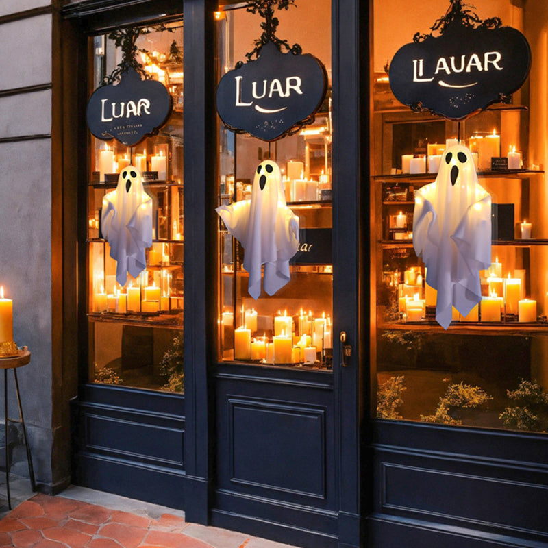 💥Halloween Vorschau👉 50% Rabatt👻Leuchtendes Gespenst Kronleuchter für Halloween Party Dekoration👻