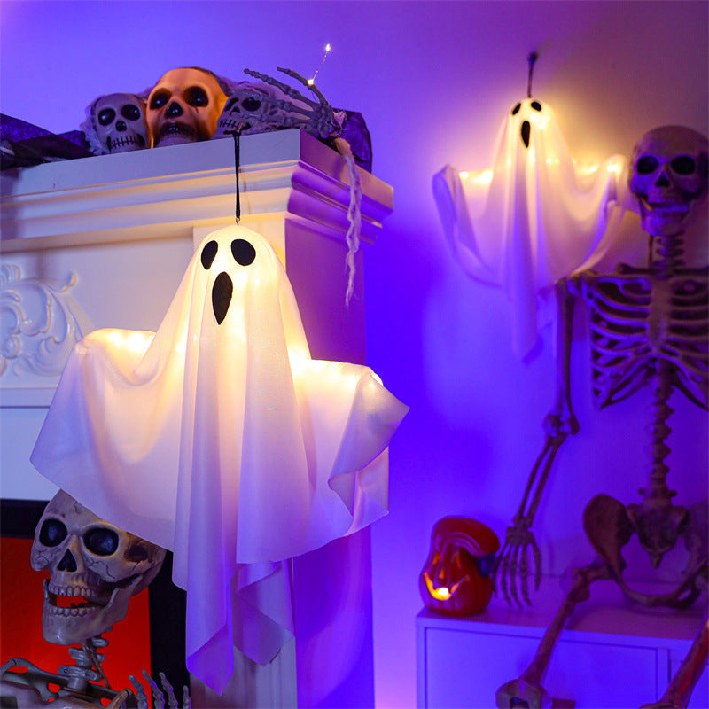 💥Halloween Vorschau👉 50% Rabatt👻Leuchtendes Gespenst Kronleuchter für Halloween Party Dekoration👻