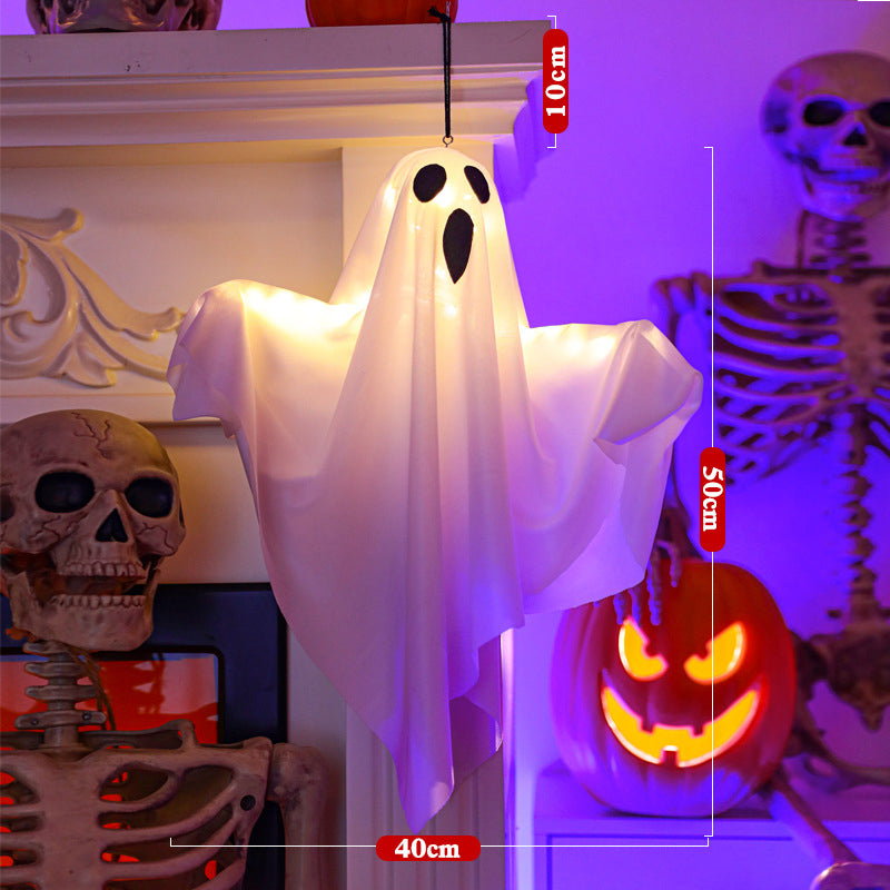 💥Halloween Vorschau👉 50% Rabatt👻Leuchtendes Gespenst Kronleuchter für Halloween Party Dekoration👻