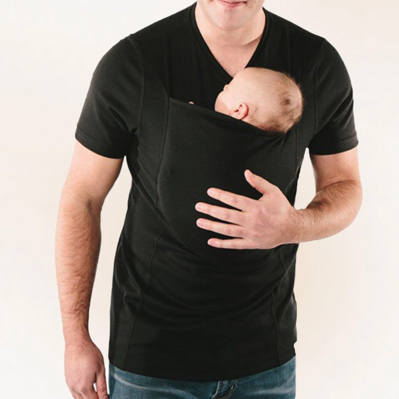 Multifunktionales T-Shirt mit Kängurutasche