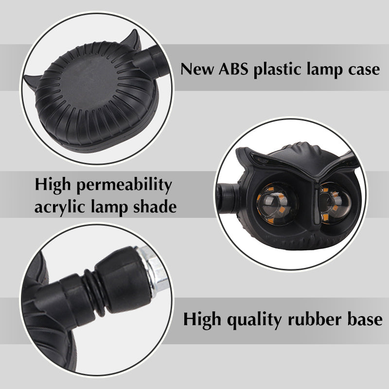 50%OFF🦉Fresh Gadgets💥 Eulenform 💥COOL Motorrad Led Blinker Licht
