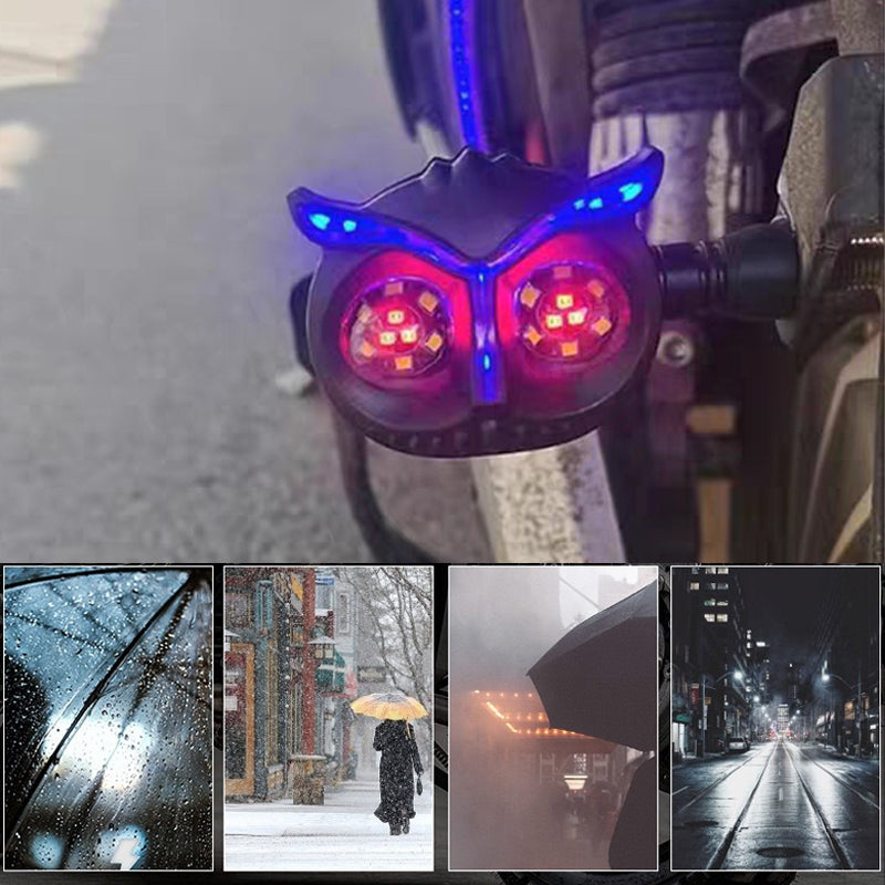 50%OFF🦉Fresh Gadgets💥 Eulenform 💥COOL Motorrad Led Blinker Licht