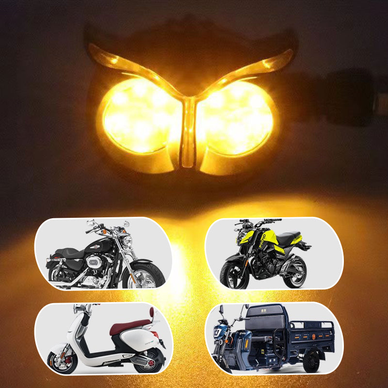 50%OFF🦉Fresh Gadgets💥 Eulenform 💥COOL Motorrad Led Blinker Licht