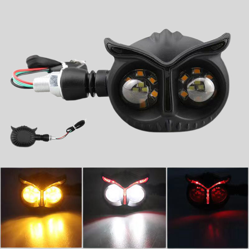 50%OFF🦉Fresh Gadgets💥 Eulenform 💥COOL Motorrad Led Blinker Licht
