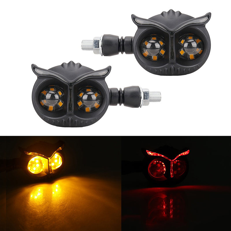50%OFF🦉Fresh Gadgets💥 Eulenform 💥COOL Motorrad Led Blinker Licht