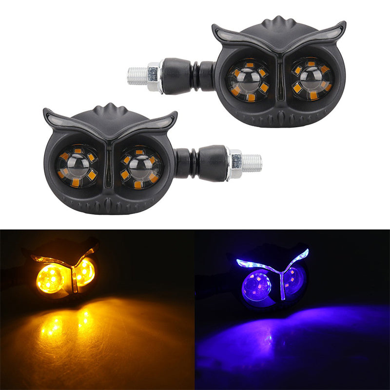 50%OFF🦉Fresh Gadgets💥 Eulenform 💥COOL Motorrad Led Blinker Licht